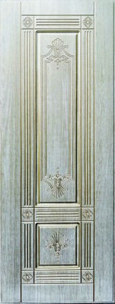 Готовая дверная панель РП-006 (патина-золото) 
